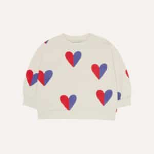 The Campamento The Campamento Bicolor Hearts Baby Sweathsirt 8435619495244 Aw25 Campa Kleding & Accessoires Baby Bovenstukjes Wijs west