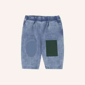 The Campamento The Campamento Blue Denim Baby Trousers 8435619496999 Aw25 Campa Kleding & Accessoires Baby Broekjes Wijs west