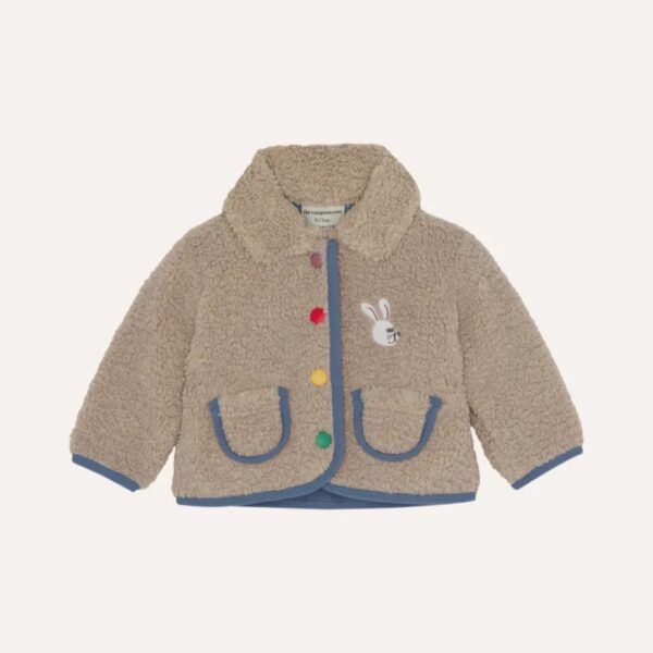 The Campamento The Campamento Ecru Teddy Baby Jacket 8435619497699 Aw25 Campa Kleding & Accessoires Baby Buitenkleding Wijs west