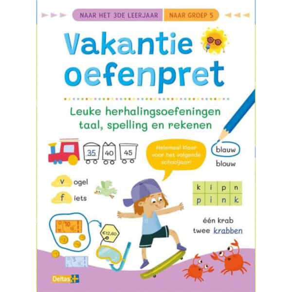 Vakantie oefenpret - Leuke herhalingsoefeningen - naar groep 5