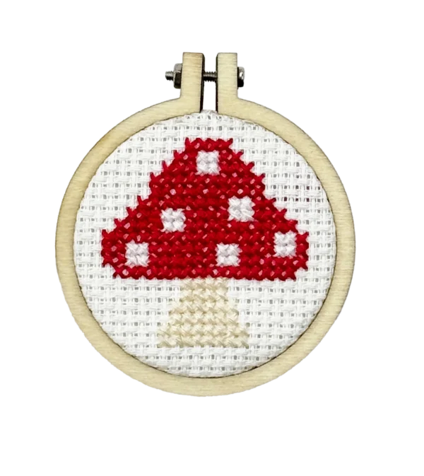 Mini Lucifersdoosje Borduur Kit - You're a Fungi!