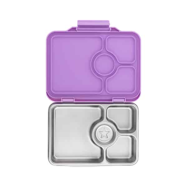 Yumbox Presto RVS lekvrije Bento Box - Lavande Paars