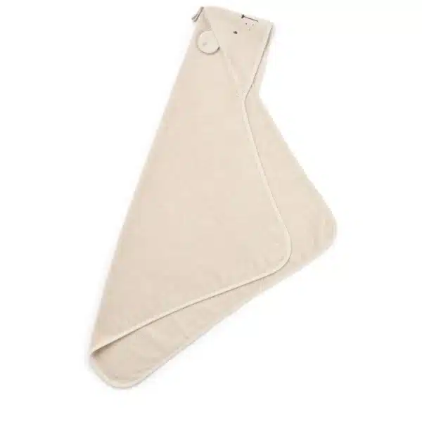 Liewood Albert Polarbear Hooded Towel Sandy