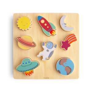 Mushie Houten Puzzel Space