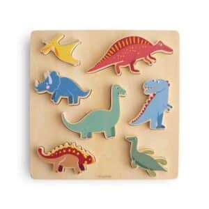 Mushie Houten Puzzel Dino