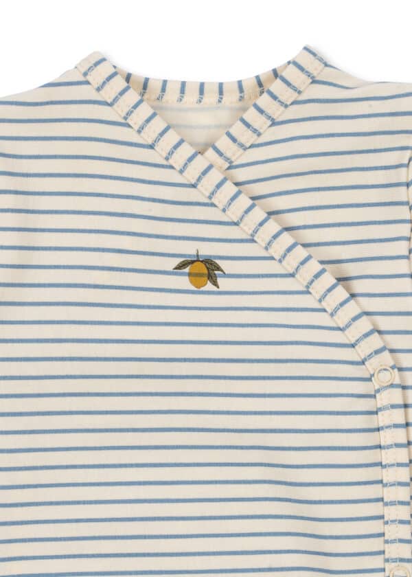 Konges Sløjd Newborn Body Stripe Blue - Afbeelding 3