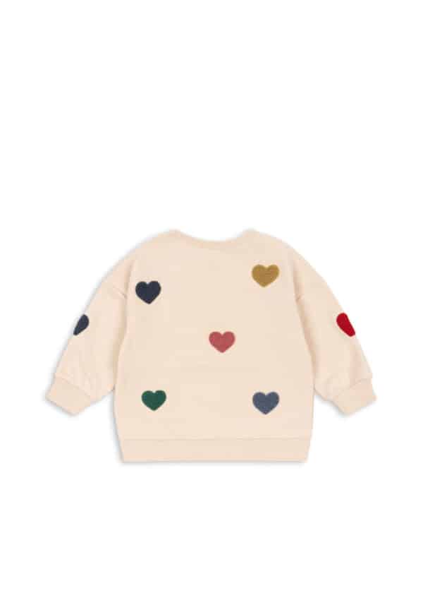Konges Sløjd Lou Sequin Sweat Shirt Multi Heart