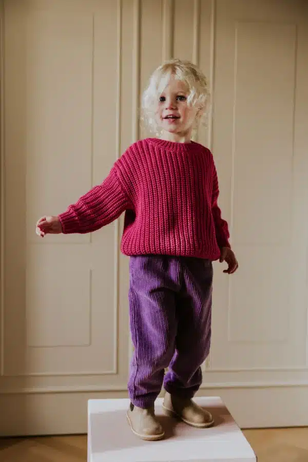 Yuki Kidswear Corduroy Trousers Beau - Amethyst