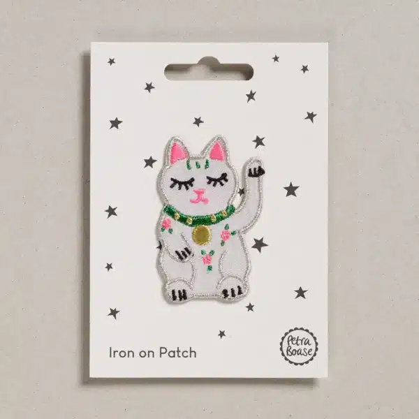 Strijk Patch Lucky Cat