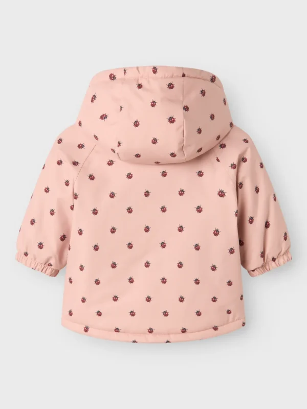 Lil' Atelier Lil' Atelier Jas Misty Rose Ladybug 5715725388337 Atelier SS25 Kleding & Accessoires Baby Buitenkleding Wijs west