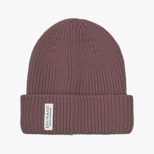 En Fant Enfant Beanie w. Lining Rose Taupe 5713438380075 Enfant AW25 Kleding & Accessoires Baby Mutsen & Sjaals Wijs west