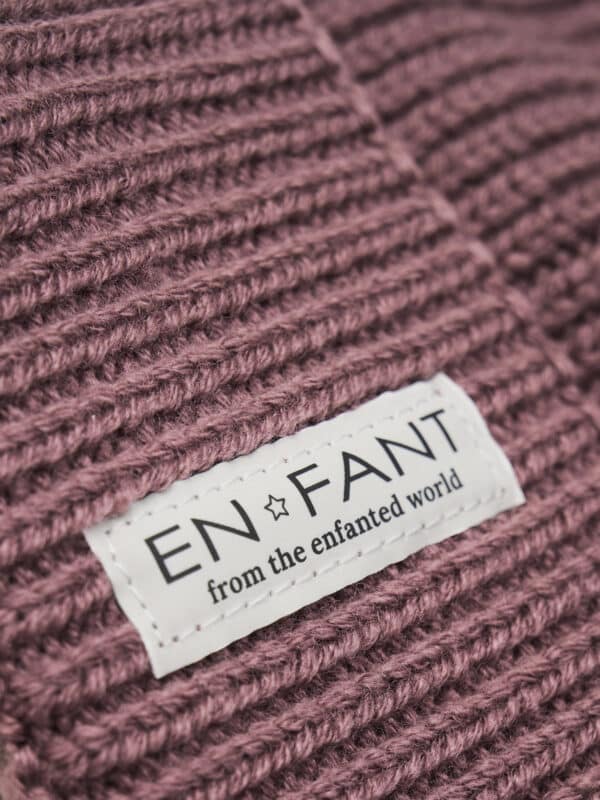 En Fant Enfant Beanie w. Lining Rose Taupe 5713438380075 Enfant AW25 Kleding & Accessoires Baby Mutsen & Sjaals Wijs west