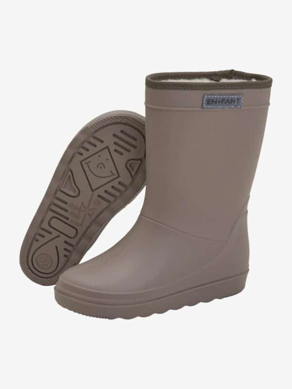 En Fant Enfant Thermo Boots Solid Pine Bark 5713438436536 Enfant AW25 Kleding & Accessoires Schoenen Regenlaarsjes Wijs west