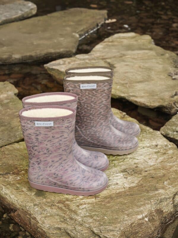 En Fant Enfant Thermo Boots Print Pine Bark 5713438454790 Enfant AW25 Kleding & Accessoires Schoenen Regenlaarsjes Wijs west