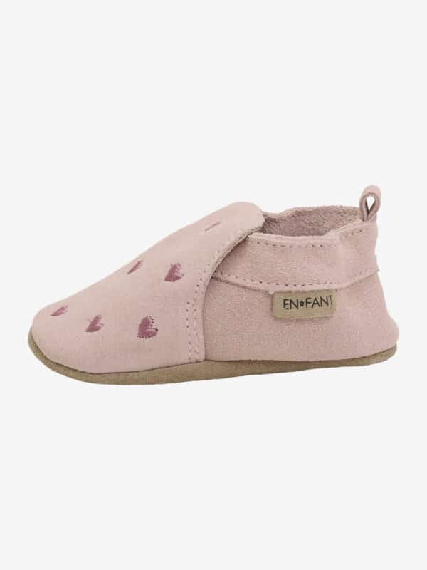 En Fant Enfant Slippers Suede Emb. Misty Rose 5713438450440 Enfant AW25 Kleding & Accessoires Schoenen Slofjes Wijs west