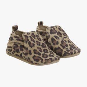 En Fant Enfant Slippers Suede AOP Pine Bark 5713438449833 Enfant AW25 Kleding & Accessoires Schoenen Slofjes Wijs west