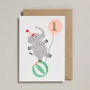 Confetti Pets Cards - 1 Jaar Olifant