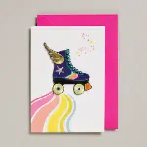 Patch Cards - Happy Birthday Rollerskate