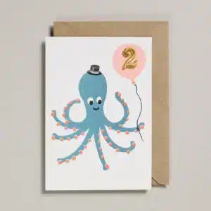 Confetti Pets Cards - 2 Jaar Magic Octopus