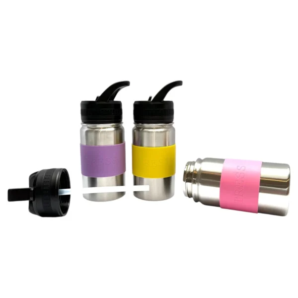 Tress Happy Tableware Trees Tableware Kids The Bottle Bubbly Pink 8721161864226 Tress Verzorging Eten & Drinken Lunchbakjes & Drinkbekers Wijs west