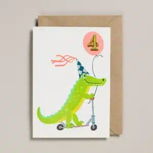 Confetti Pets Cards - 4 Jaar Croc