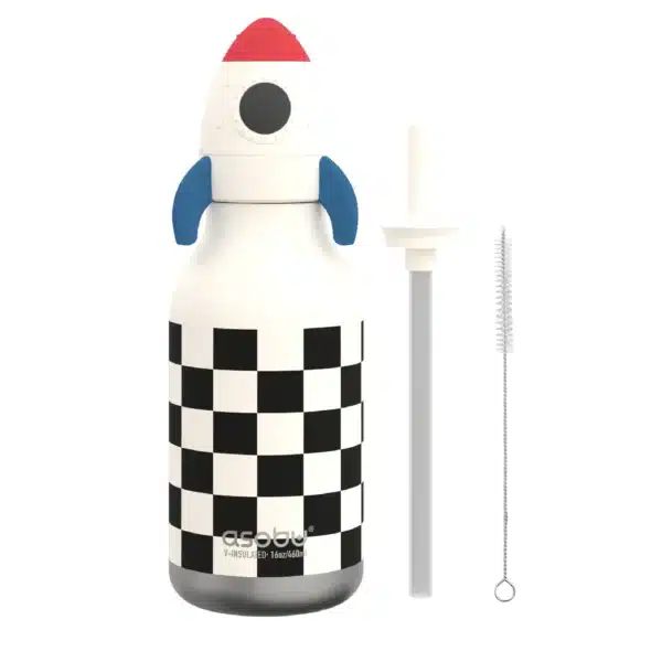 Asobu RVS Bestie Drinkfles Rocketship
