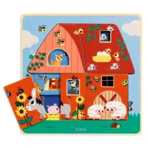 Djeco  3070900014824 Djeco AUG25 Speelgoed & Spellen Puzzels  Wijs west