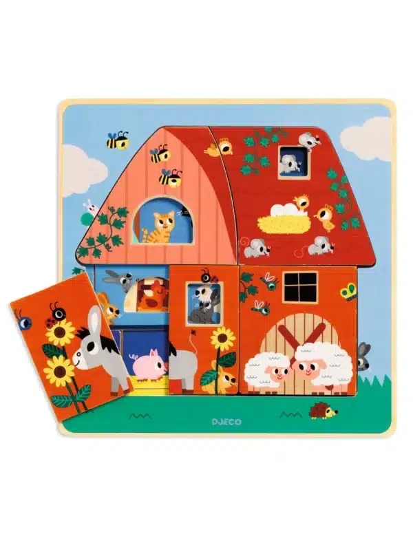 Djeco  3070900014824 Djeco AUG25 Speelgoed & Spellen Puzzels  Wijs west