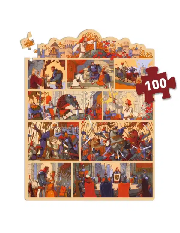 Djeco  3070900070547 Djeco AUG25 Speelgoed & Spellen Puzzels  Wijs west