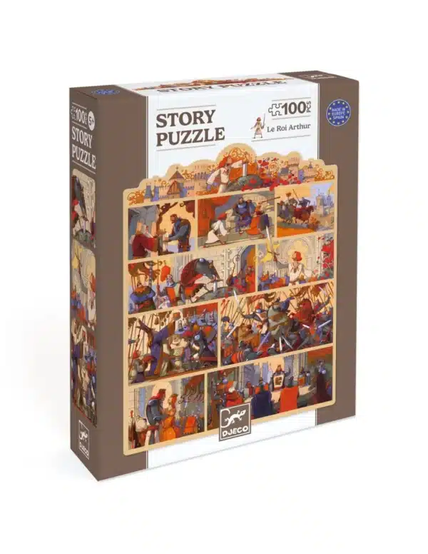 Djeco  3070900070547 Djeco AUG25 Speelgoed & Spellen Puzzels  Wijs west