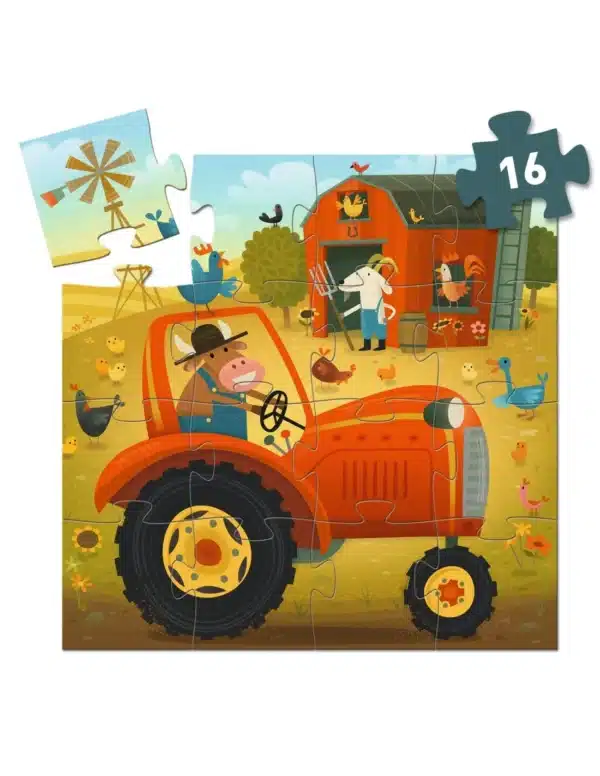 Djeco  3070900072756 Djeco AUG25 Speelgoed & Spellen Puzzels  Wijs west
