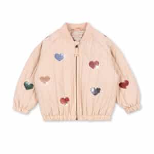 Konges Sløjd Juno Sequin Bomber Jacket Cameo Rose