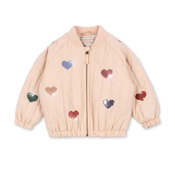 Konges Sløjd Juno Sequin Bomber Jacket Cameo Rose