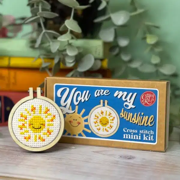 Mini Lucifersdoosje Borduur Kit - You are My Sunshine