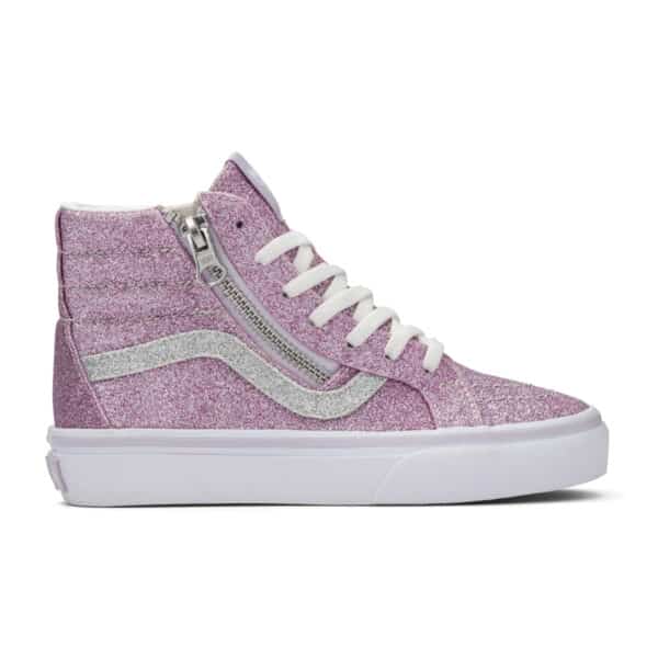 Vans Sk8-Hi Reissue Side Zip Glitter Lilac Mist