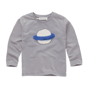 Sproet & Sprout Sproet & Sprout T-Shirt Saturn Stone Grey 1138187255520 AW25 Sproet Kleding & Accessoires Shirts T-shirts Wijs west