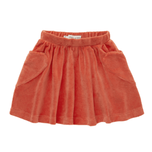 Sproet & Sprout Sproet & Sprout Skirt Heart Pockets Grenadine 1138187265482 AW25 Sproet Kleding & Accessoires Rokjes & Jurkjes  Wijs west