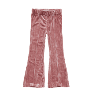 Sproet & Sprout Sproet & Sprout Velvet Flare Pants Lavender 1138187275573 AW25 Sproet Kleding & Accessoires Broeken  Wijs west