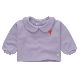 Sproet & Sprout Sproet & Sprout Baby Sweatshirt Girls Lavender Lavender 1138187272435 AW25 Sproet Kleding & Accessoires Baby Bovenstukjes Wijs west