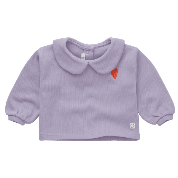 Sproet & Sprout Sproet & Sprout Baby Sweatshirt Girls Lavender Lavender 1138187272435 AW25 Sproet Kleding & Accessoires Baby Bovenstukjes Wijs west