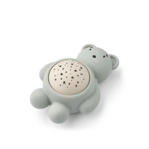 Liewood Manuel Bear Sound And Projector Lamp Dove Blue
