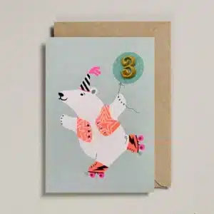 Confetti Pets Cards - 3 Jaar IJsbeer