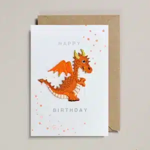 Patch Cards - Happy Birthday Dragon