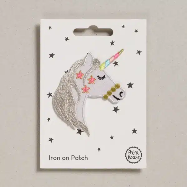 Strijk Patch Unicorn Hoofd