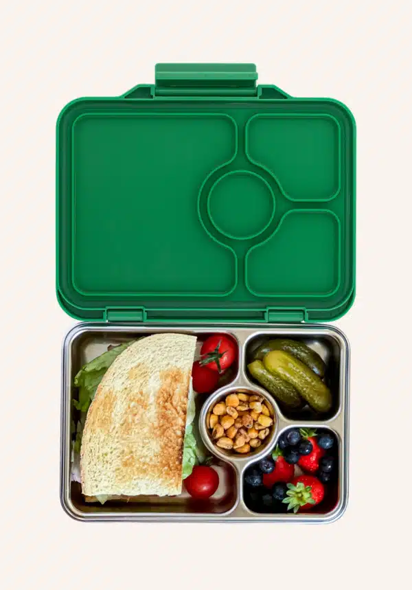 Yumbox Prêt RVS lekvrije Bento Box - Pomme Groen