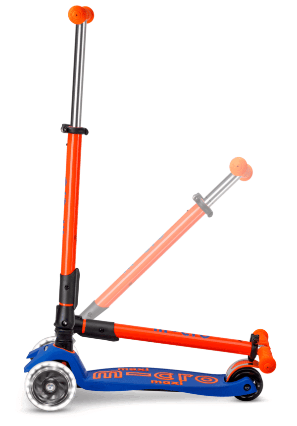 Micro Maxi Micro inklapbaar LED blauw oranje Neon