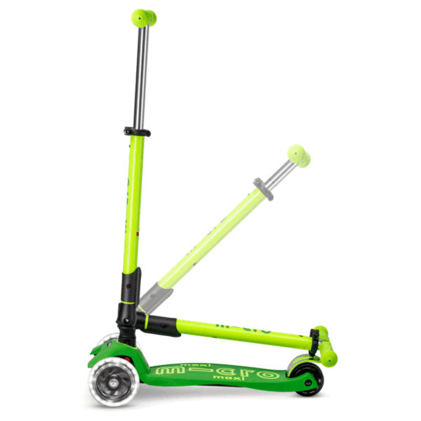 Micro Maxi Micro inklapbaar LED geel groen Neon