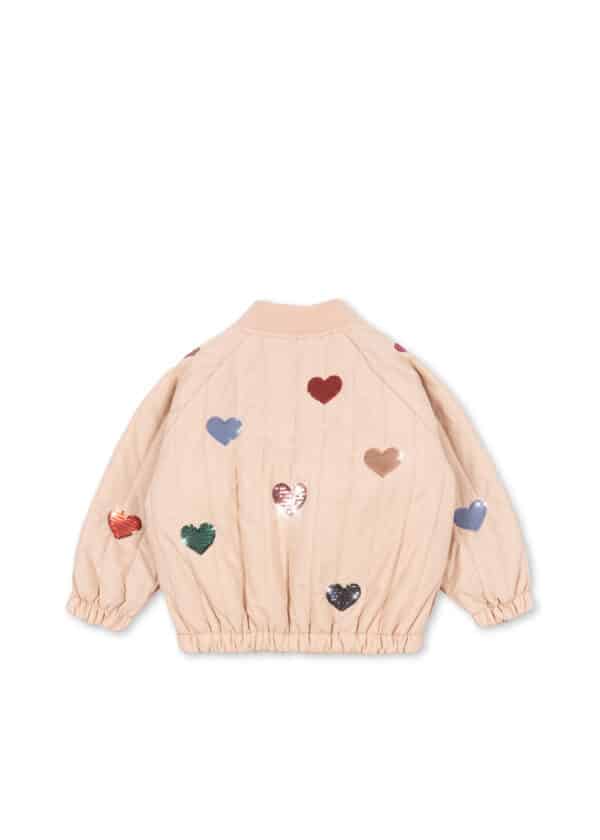 Konges Sløjd Juno Sequin Bomber Jacket Cameo Rose