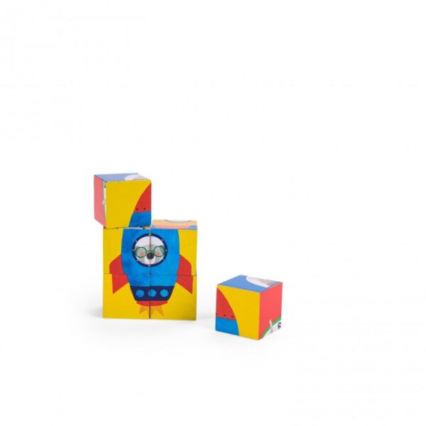 Moulin Roty Puzzel 6 cubes Les Popipop