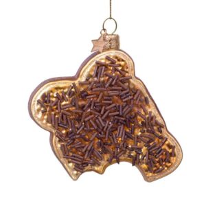 Vondels Vondels Kerstbal Boterham Met Hagelslag 8720701364769 VondelsAW25 Home & Living Feest Kerst Wijs west